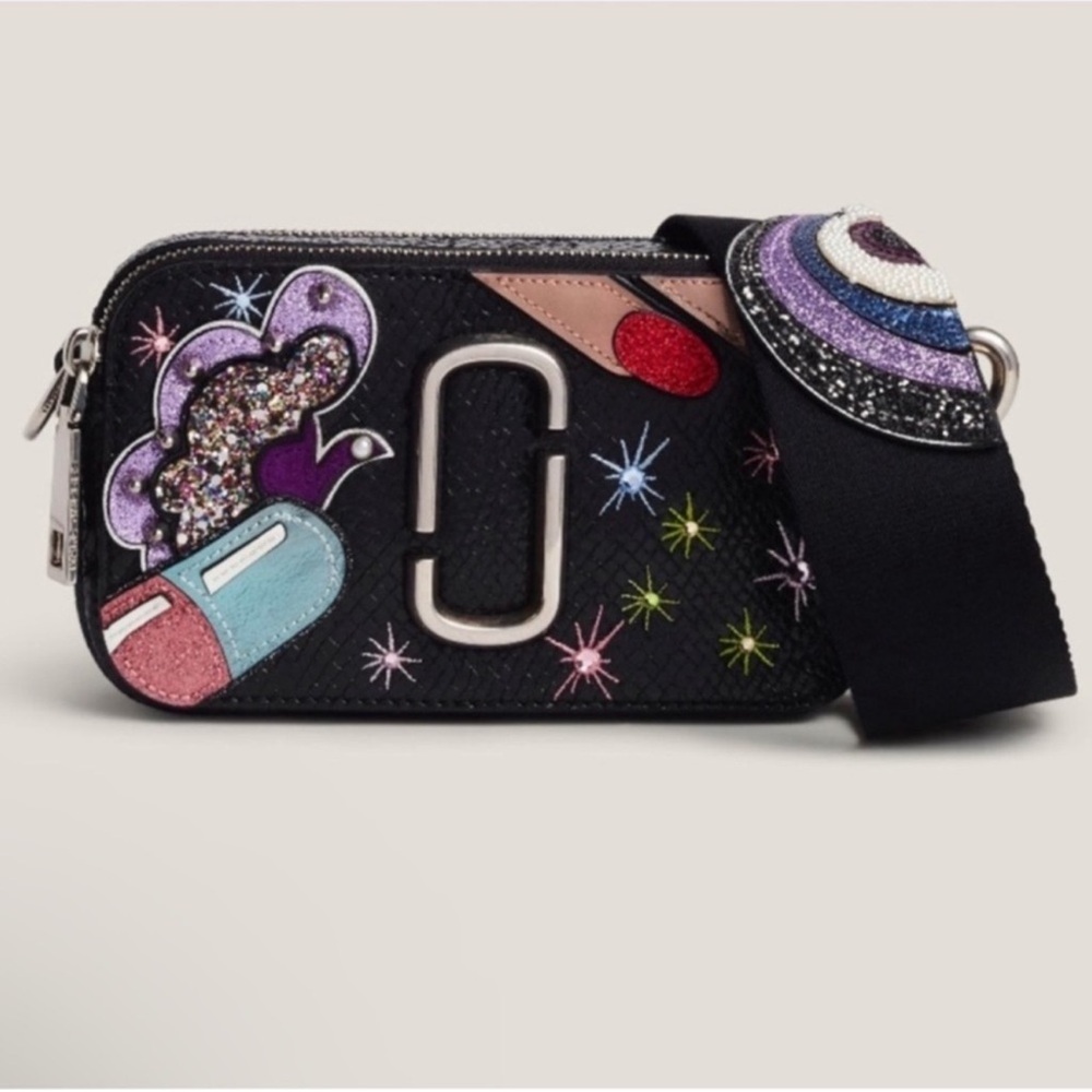New! MARC JACOBS Snapshot Pill Embellished Crossbody Camera Bag Limited Edition - Picture 3 of 16